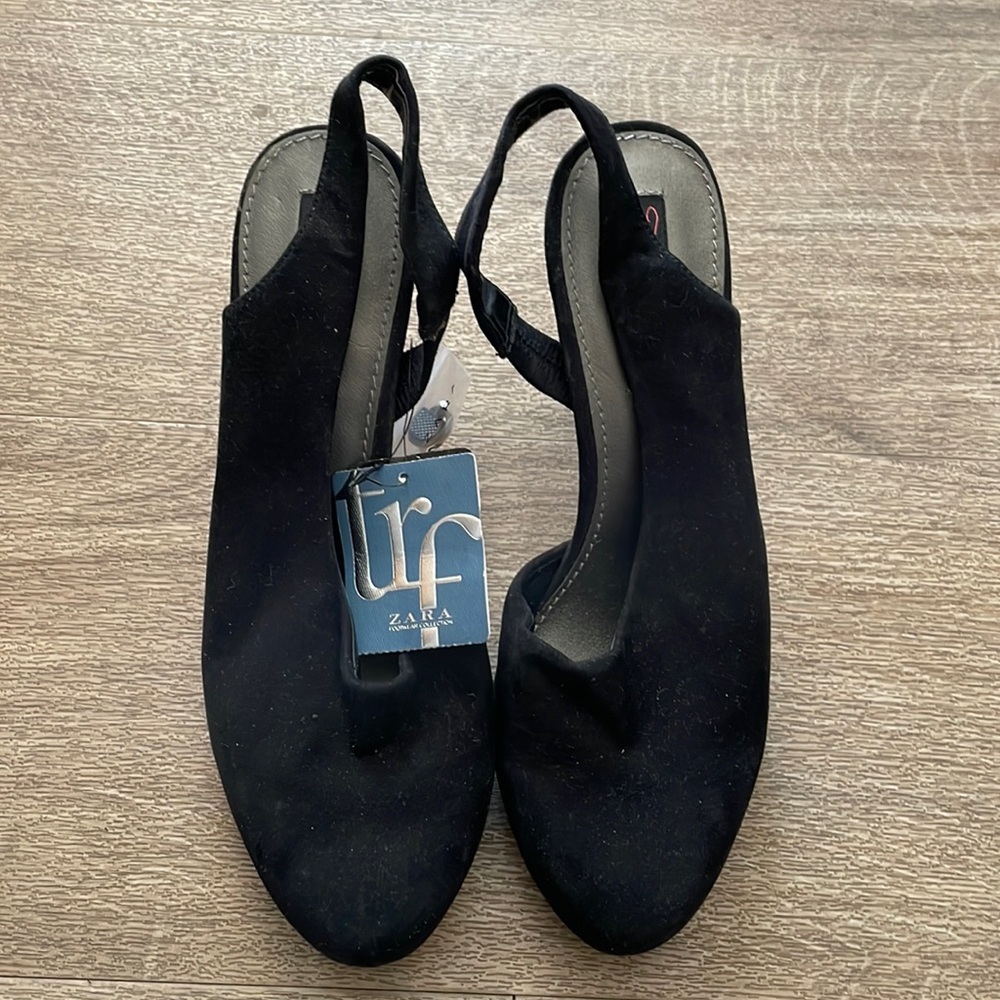 Zara black heels